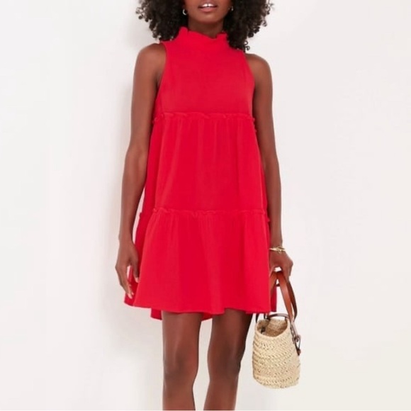 Tuckernuck Dresses & Skirts - Tuckernuck Pomander Place Red Gauze Cotton Morgan Swing Dress | Size L | NWOT